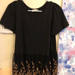 Altar’d State Black Lace Shirt